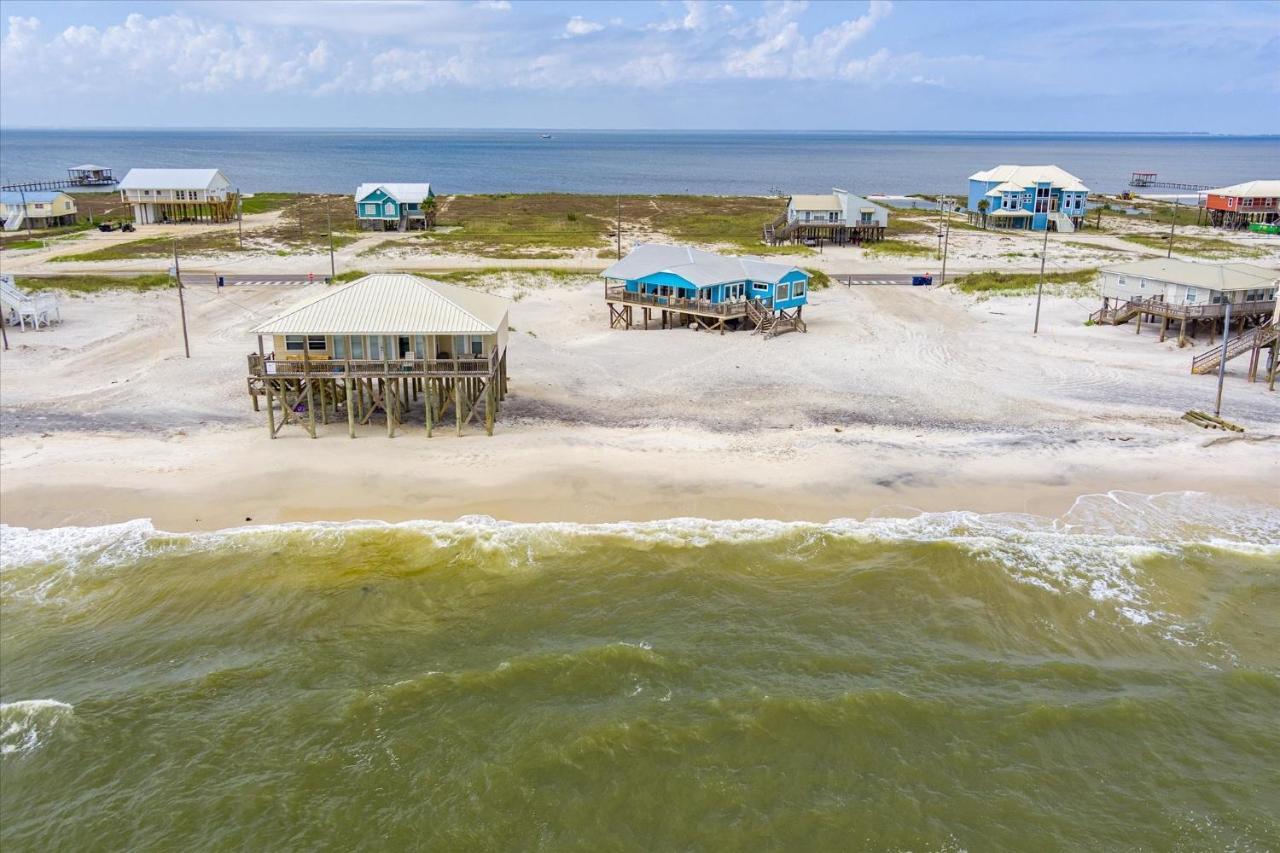 Knee Deep - Amazing Beach Cottage Locates On Sugar White Sands, Great Gulf And Bay Views, Home Dauphin Island Esterno foto