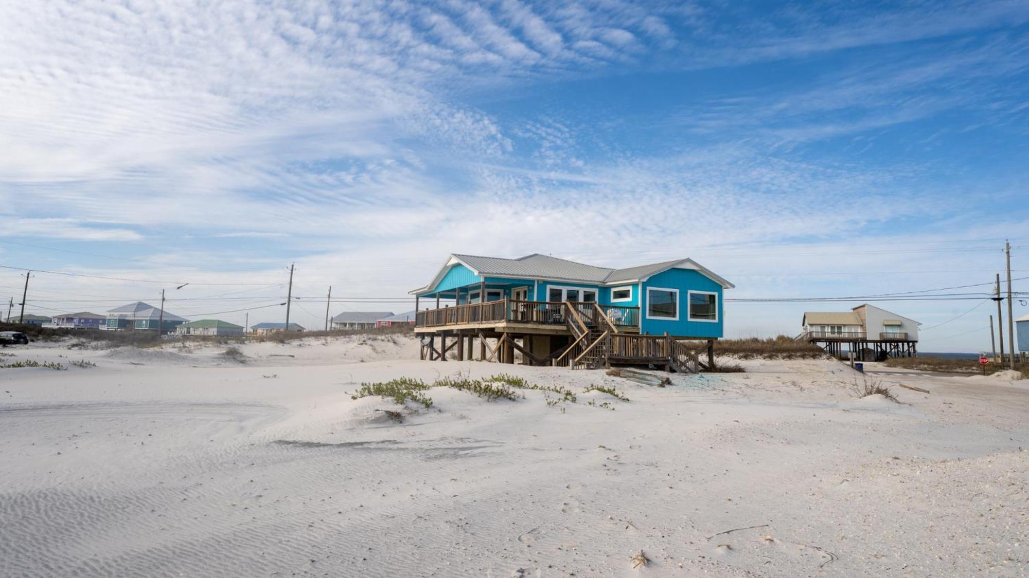 Knee Deep - Amazing Beach Cottage Locates On Sugar White Sands, Great Gulf And Bay Views, Home Dauphin Island Esterno foto
