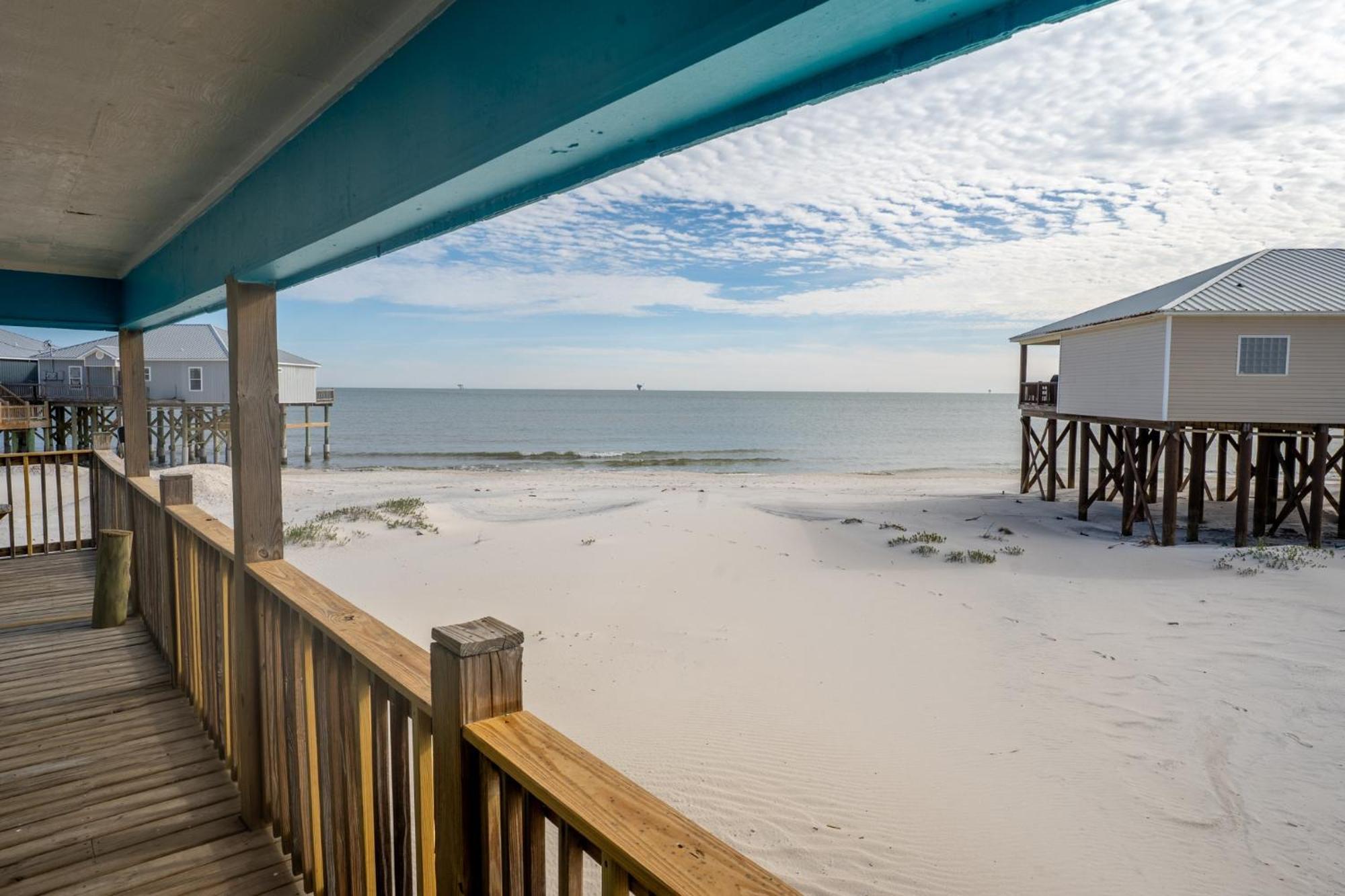Knee Deep - Amazing Beach Cottage Locates On Sugar White Sands, Great Gulf And Bay Views, Home Dauphin Island Esterno foto